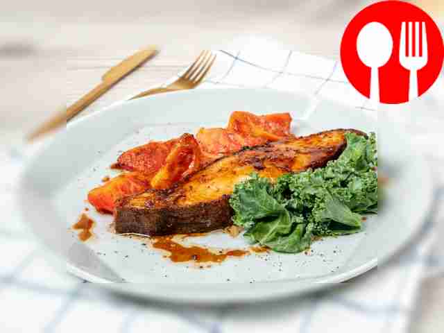 Стейк из палтуса