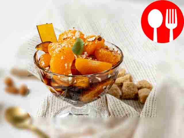 Мандарины в карамели