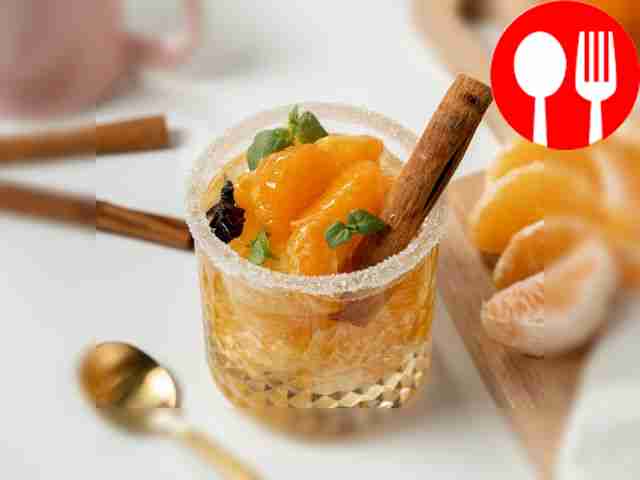 Tangerines in spicy syrup