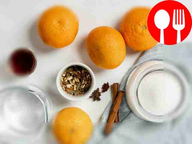 Wash and peel the tangerines, divide into...