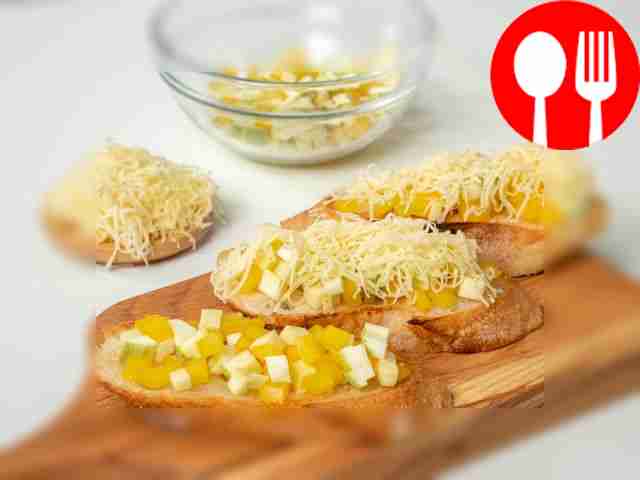 Place vegetables on baguette. In a small bowl,...