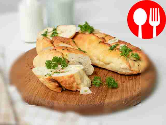 Baguette with parsley