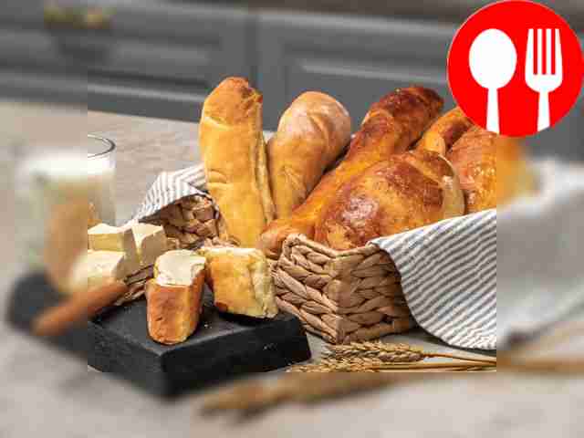 Багет с белым хлебом Baguette with white bread