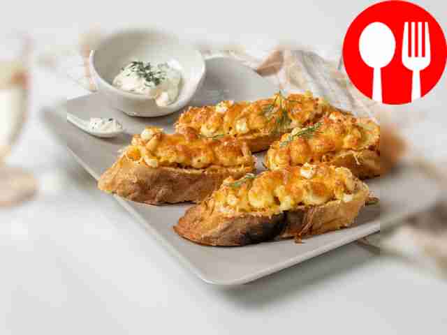 Багет с рыбой