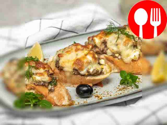 Багет с сайрой