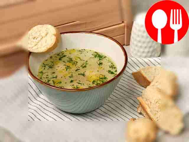 Baguette in the oven