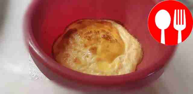 Bake the omelette at 180°C for 15-20 minutes.