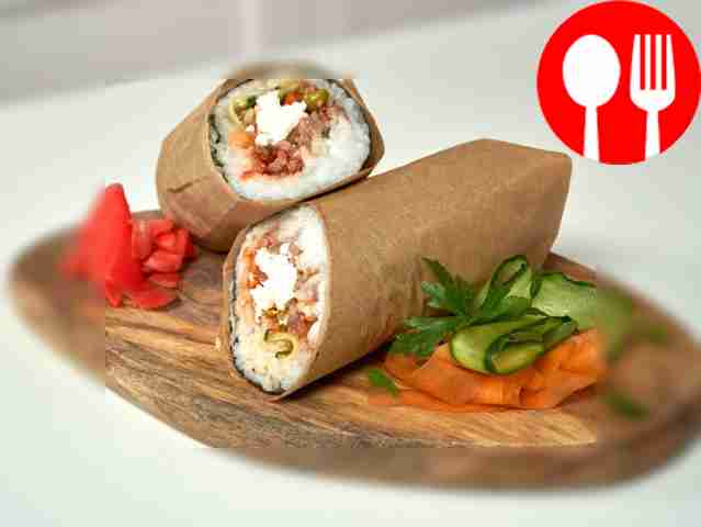 Суширитто с мексиканскими специями