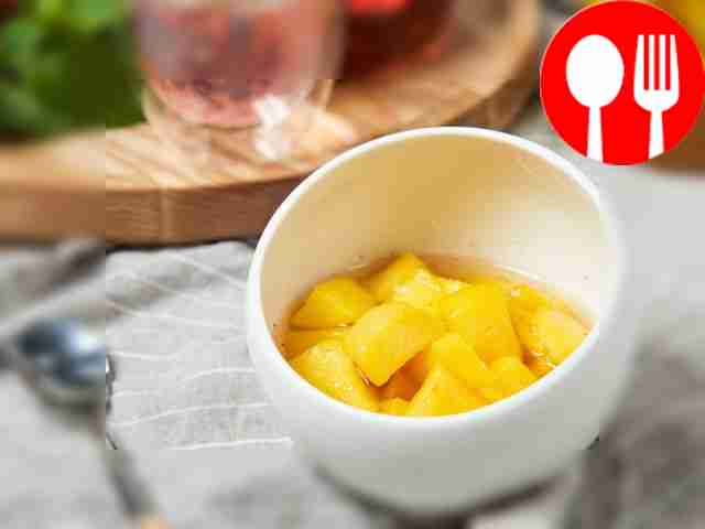 Mango jam with lime and spices