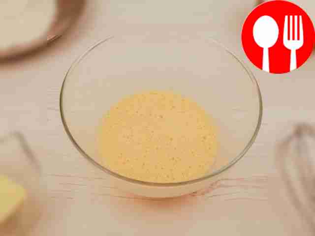 Beat the eggs with a whisk or blender until smooth.