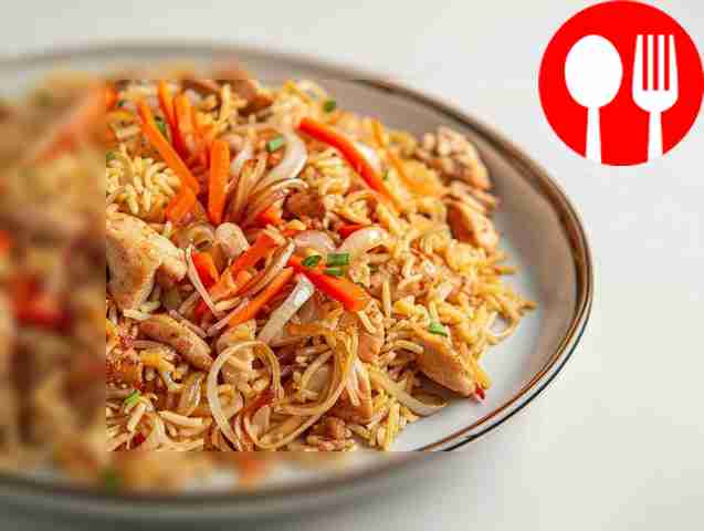 Быстрый плов на сковороде