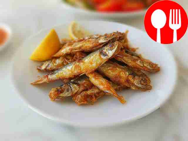 Classic fried sprat