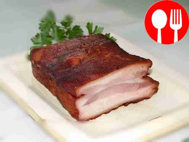 Маринованное в чае сало в мультиварке