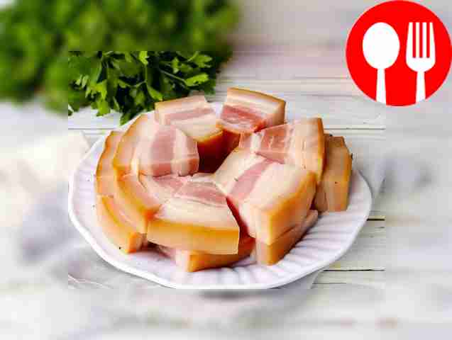 Сало мокрого посола Wet salted lard