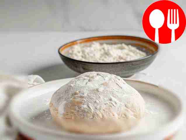 Ideal dough for dumplings in vegetable oil