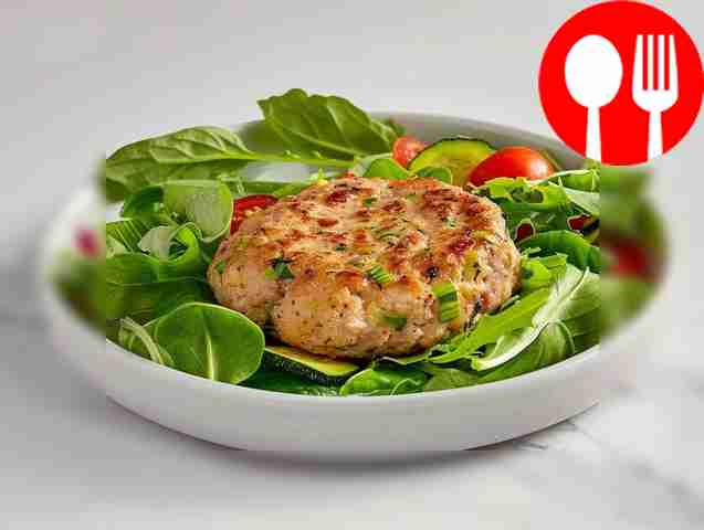 Сочные рубленные куриные котлеты с кабачком