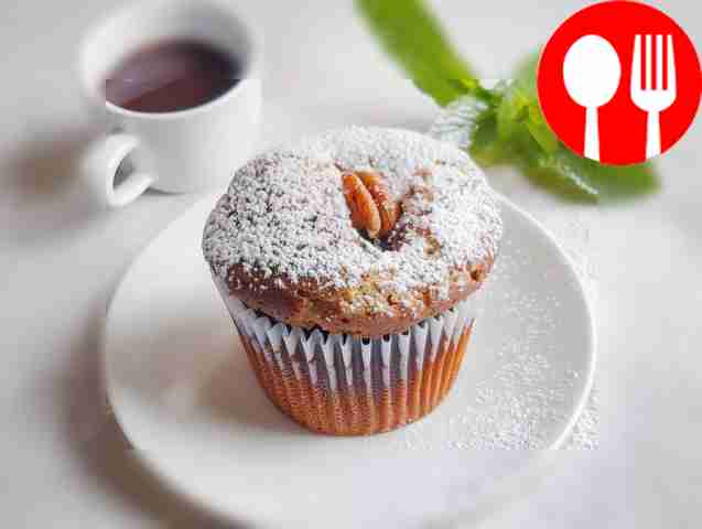 Homemade walnut soufflé