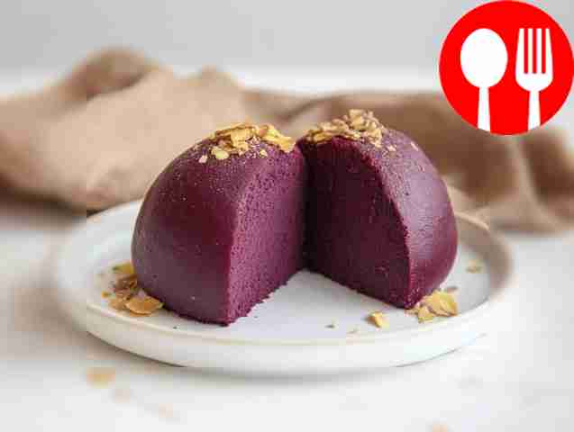 Georgian dessert pelamushi made with grape juice