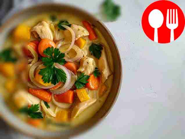 Рагу из курицы с тыквой