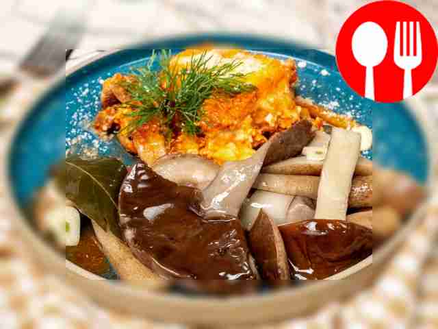 Pickled boletus mushrooms