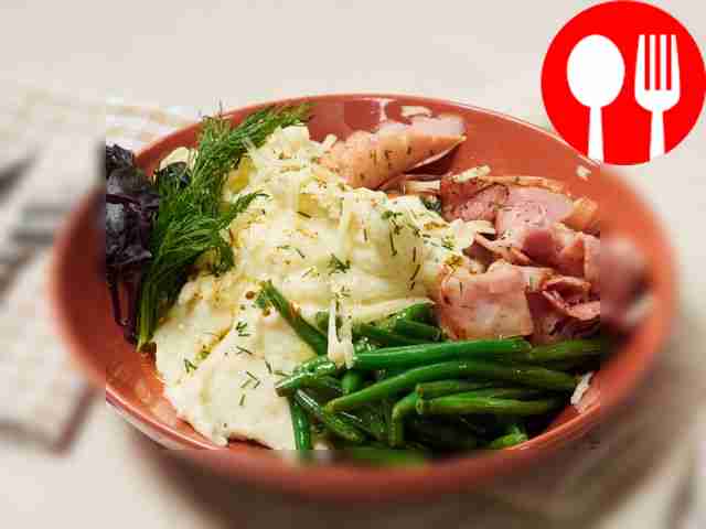 Картофельное пюре с сыром