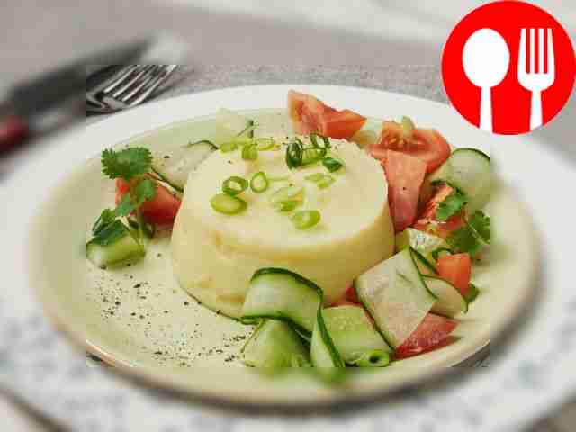 Grilled mashed potatoes