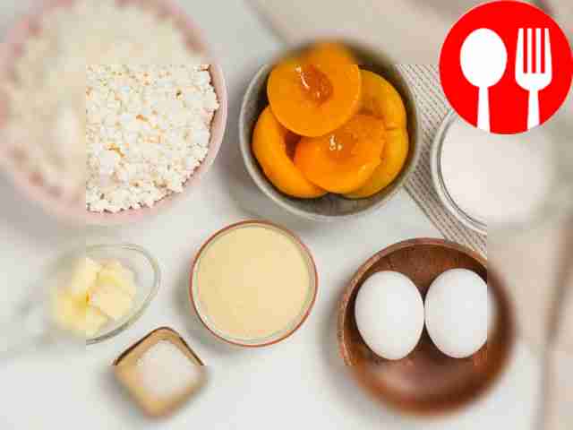 Drain syrup from canned peaches. If using...