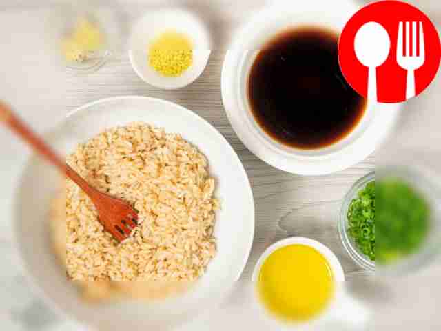 Rinse and boil the rice. Treat the egg with a...