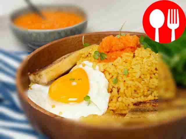 Cuban rice - arroz a la cubana