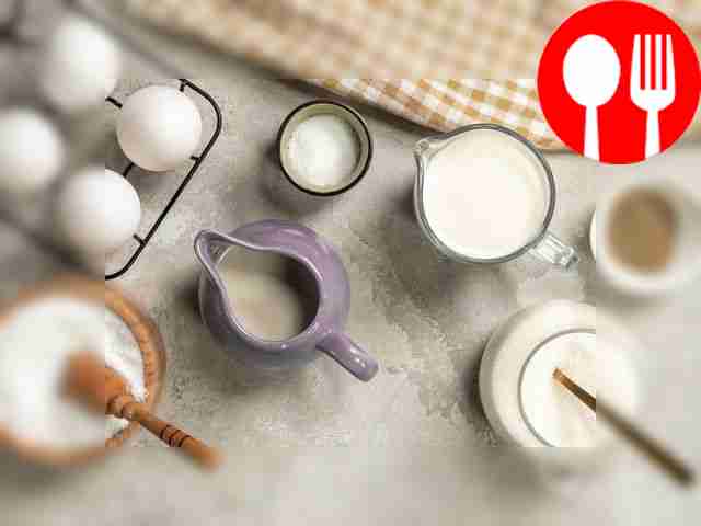 Wash chicken eggs and separate the yolks from...