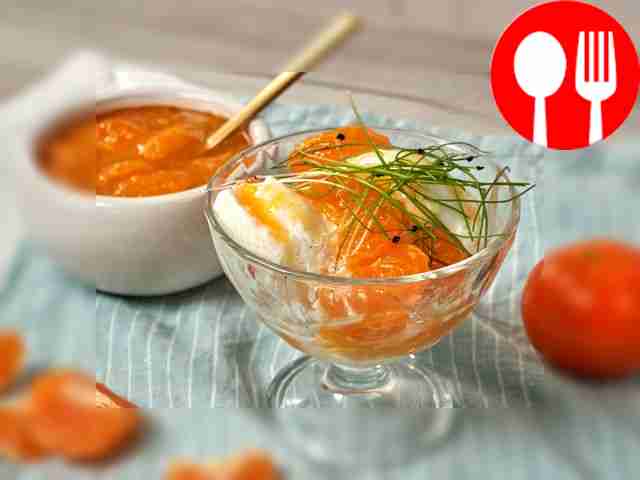 Quick tangerine confiture