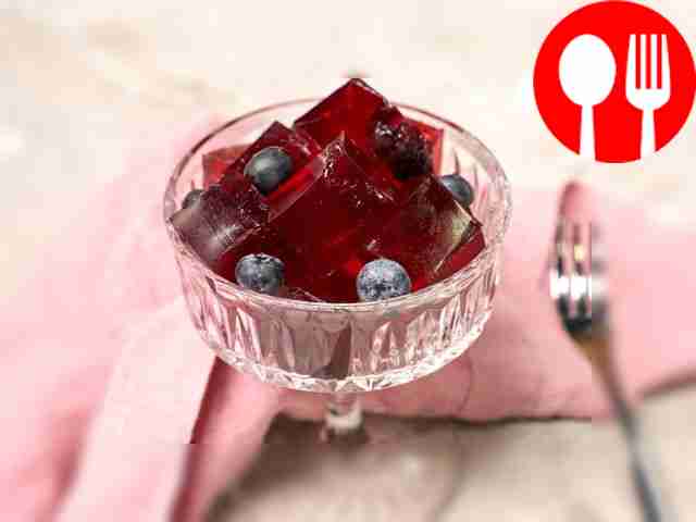 Frozen berry jelly