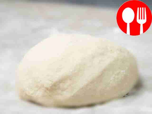Knead the dough. Add the yolk, salt, pork fat,...