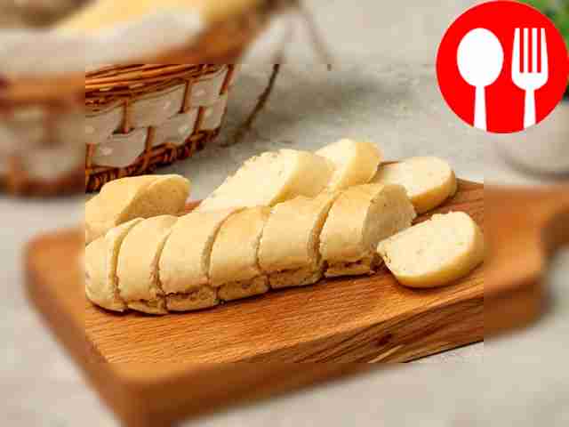 Baguette with sour milk