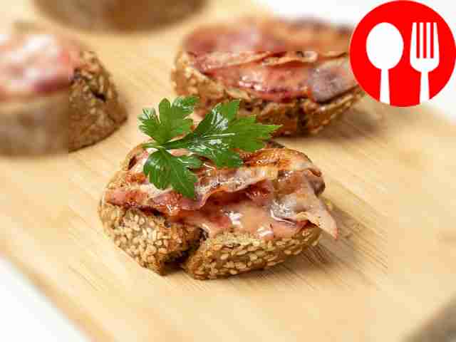 Assemble the dish. Spread the finished sauce...