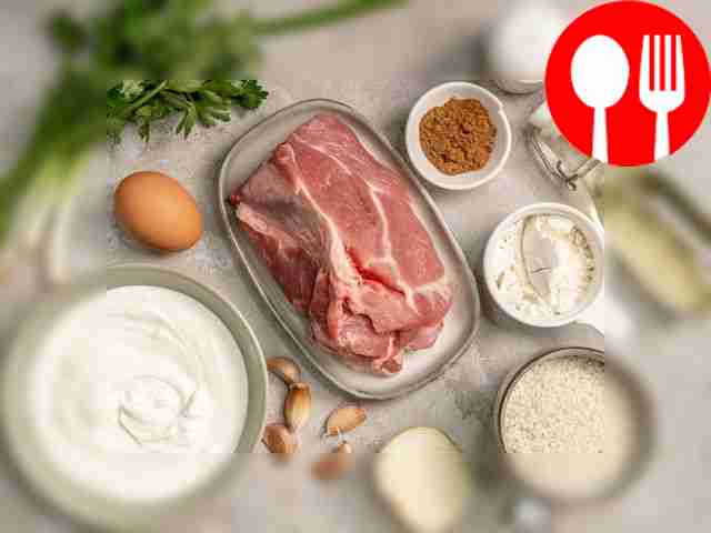 Rinse the pork under cold water and pat dry....