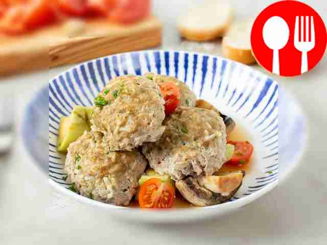 Ежики с куриным фаршем Hedgehogs with minced chicken