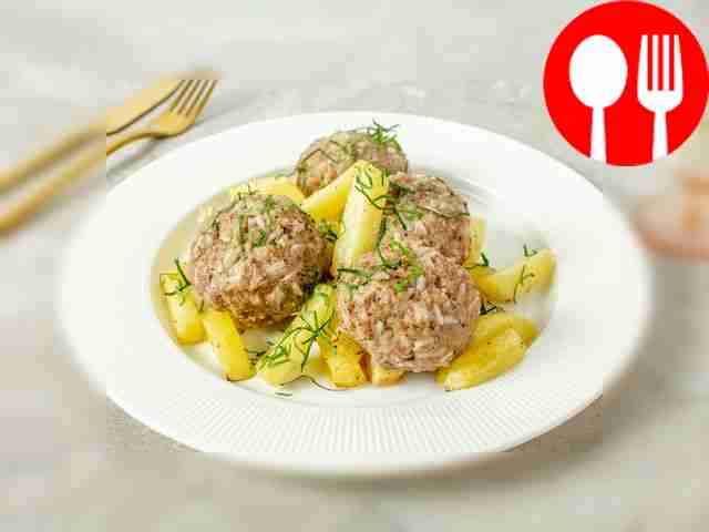 Ежики с картошкой