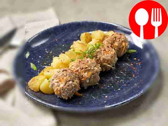 Ежики с кабачком