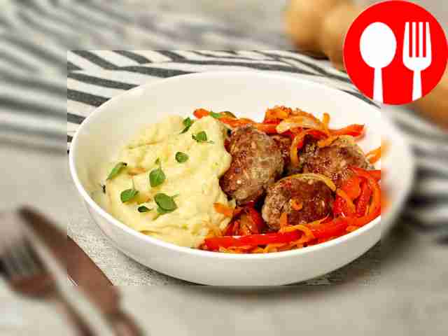 Hedgehogs with vegetables