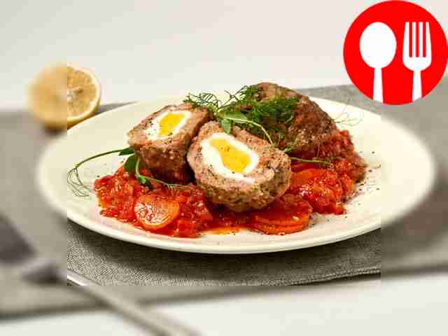 Ежики с яйцами