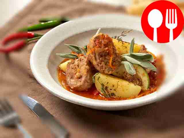 Hedgehogs with minced beef