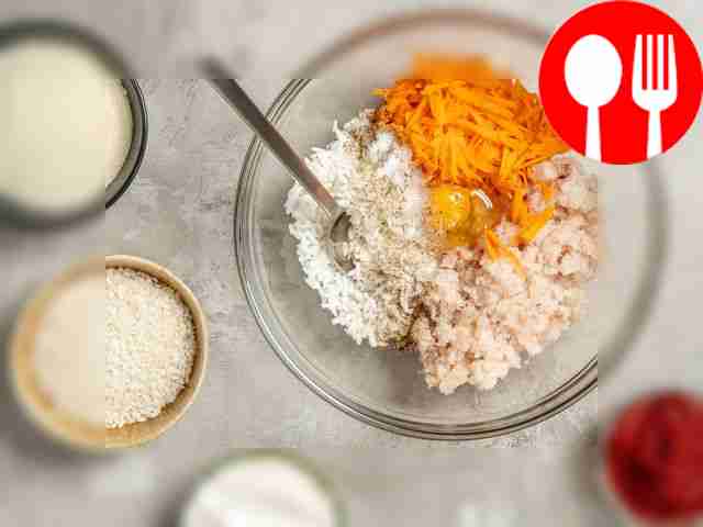 Prepare the base for the hedgehogs. In a bowl,...