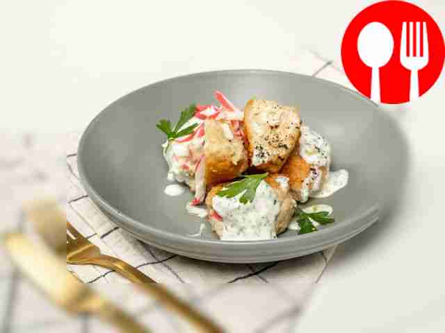 Ежики с крабовыми палочками