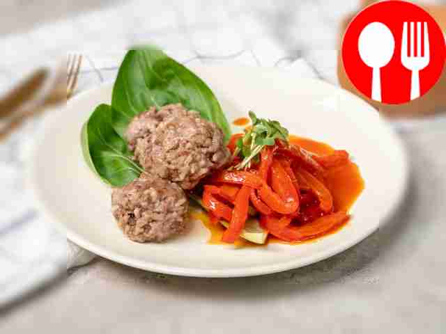 Ежики с болгарским перцем