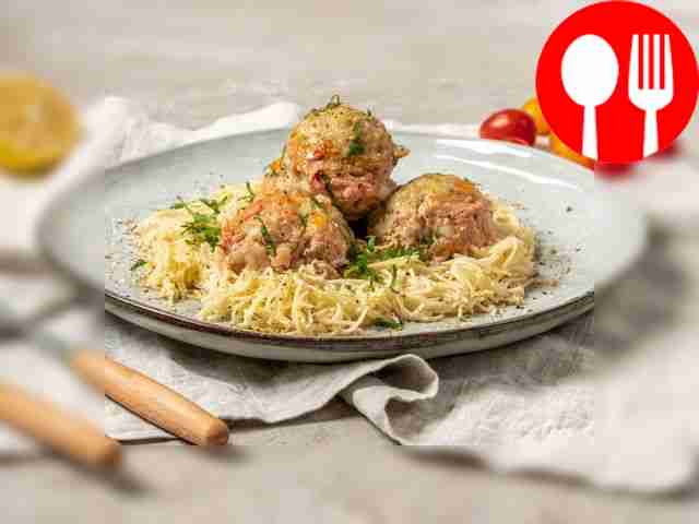 Hedgehogs with vermicelli