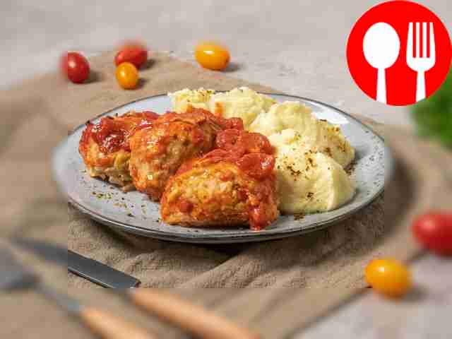 Ежики с куриным филе