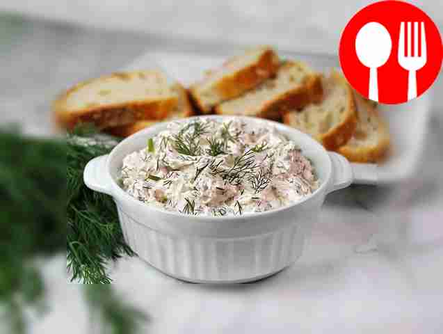 Appetizing lard spread in Ukrainian