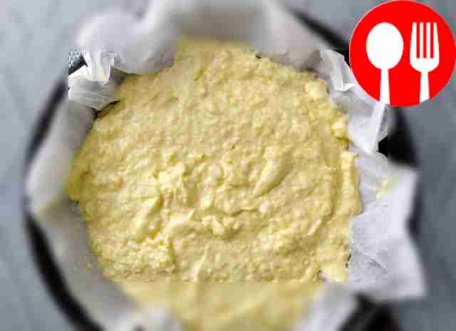 Place the finished mixture in a baking dish...