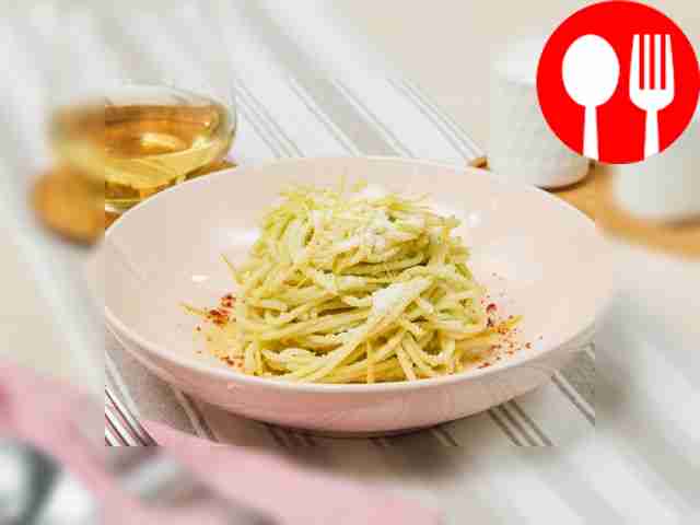 Спагетти с авокадо